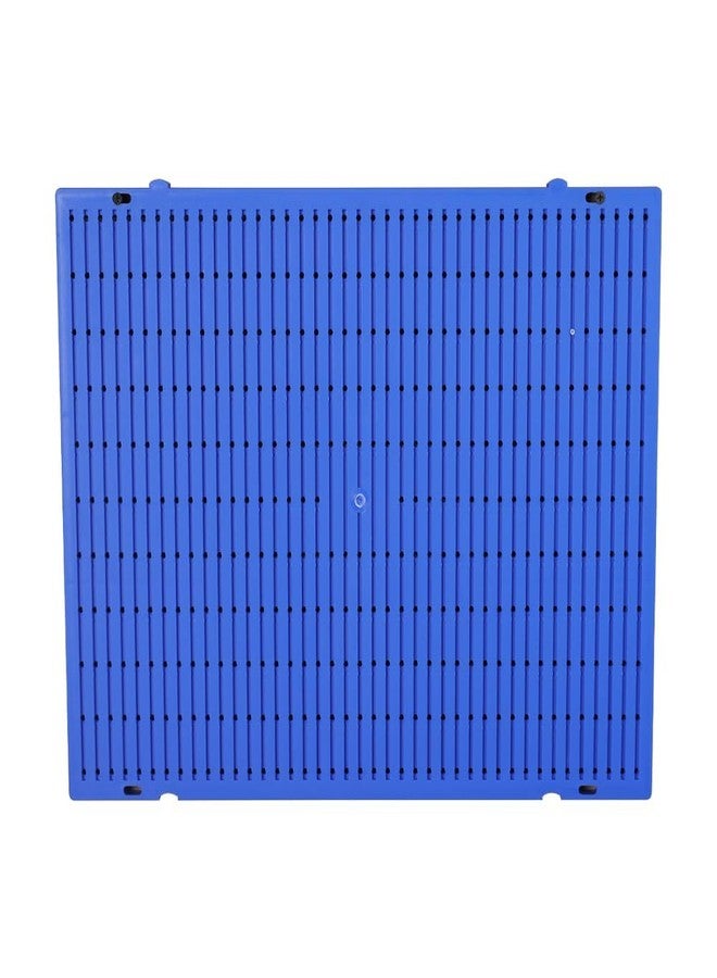 Alkon Polypropylene Copolymer Display Pegboard (MDB500) for Garage Tool Storage for Office, Workshop, Factory,|Organization, Hooks Kitchen, Shop, Home, DIY, Blue - Image 1